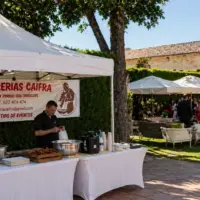 Una boda de verano con final de churros en sanlucar por churreria caifra