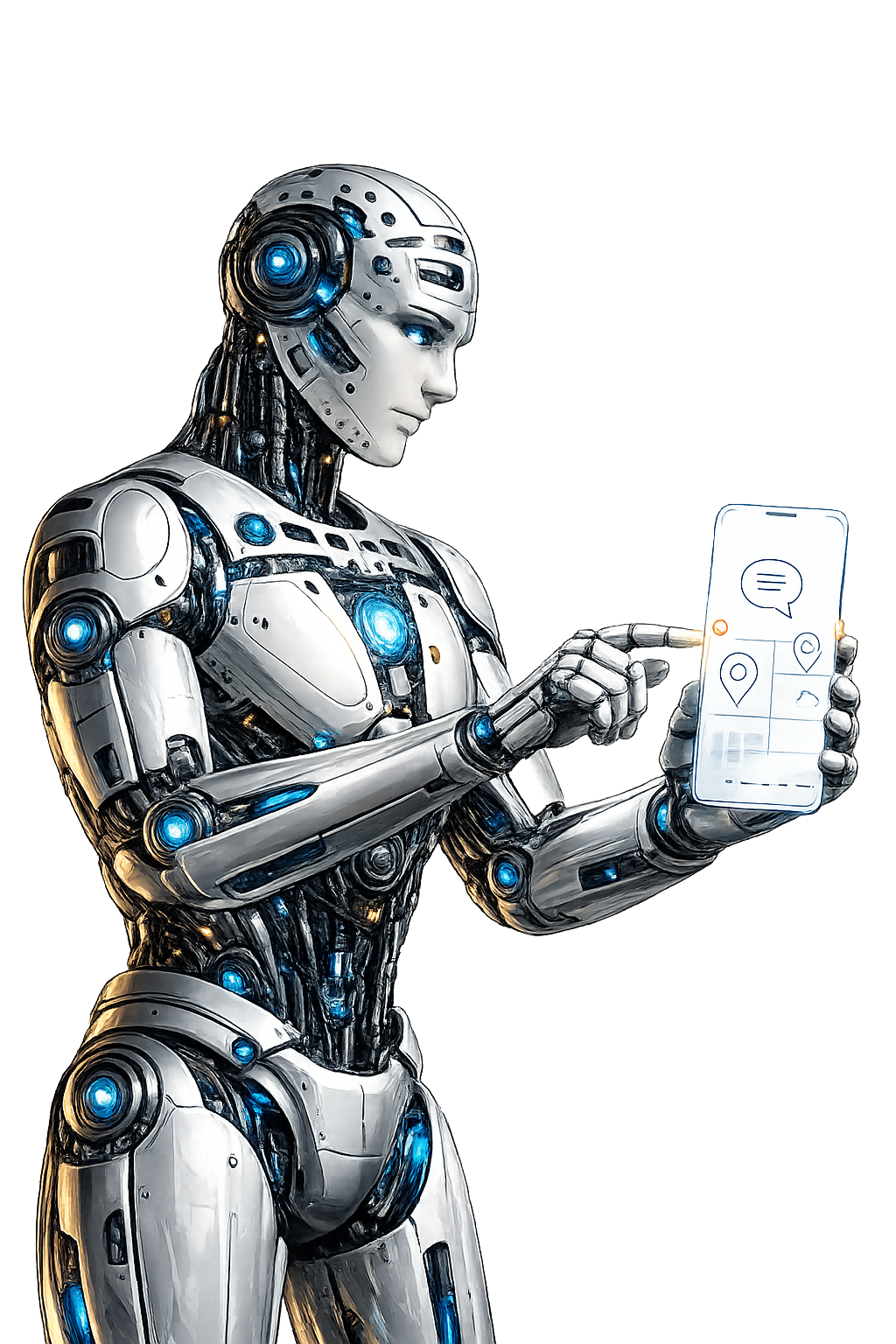 robot presentacion app aplicaciones moviles y soluciones digitales martos aranda sanlucar de barrameda