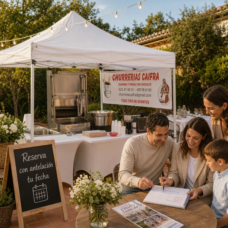 Reserva ya en churreria caifra para eventos y comuniones en sanlucar de barrameda